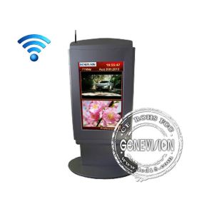 26" Floor Standing Digital Signage , 1500 / 1 Contrast Ratio 3G LCD Display
