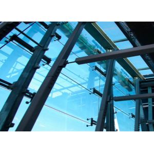 China Beautiful Decorative Stainless Steel Curtain Wall Easy Update And Maintain For Airport on sale