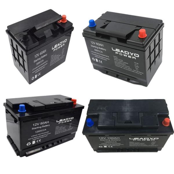 LiFePO4 Trolling Motors Batteries Lithium Cranking Battery 12V 40Ah 1000A For 70hp-250hp