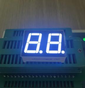 Cheap Ultra bright white 0.56&quot; Dual digit 7 segment led display common anode for equipment panel for sale