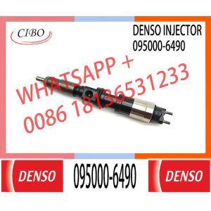 China Common Rail Injector 095000-6490 RE546781 RE524382 HPCR Engine 4045T 6068T S350 Fuel Injector 095000-649 on sale