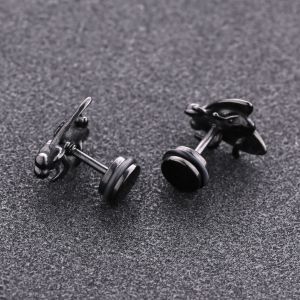 Unique stud earrings animal shape black stud earrings on hot sale