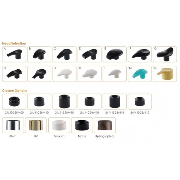 Plastic Lotion Pump with Left Right Lock and External Pump Core Packed in Cartons for Cosmetic Packaging