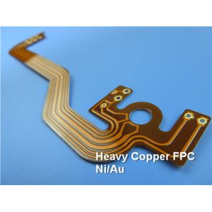 Polyimide 0.5mil Flexible PCB Board With Yellow Coverlay