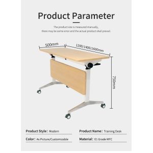 Modern Design Style Mobile Desk For Foldable Studio Workstation Office Furniture