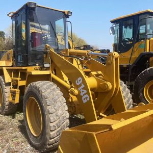 914G Used CAT Loader 71kw Rated Power 8 Tonnage 1.4m3 Bucket Capacity Good