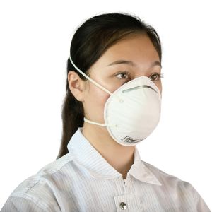 Disposable N95 PM 2.5 FFP2 Anti Pollution Respirator Face Mask For Industrial