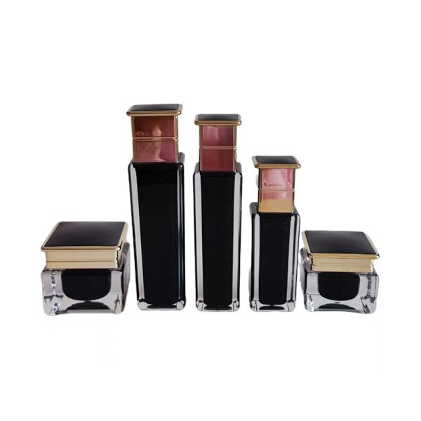 Quality Customizable Luxury Transparent Acrylic Cosmetic Bottles For Skin Care In Various Capacities wholesale