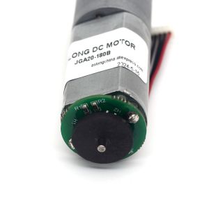 Brush Motor Encoder JGA20-180B 12V 21RPM 1:374 12v Dc Motor With Encoder Micro