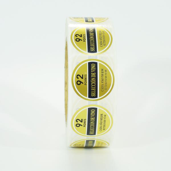 Quality OEM Personalised Wine Sticker Labels Custom Eye Catching Printing wholesale