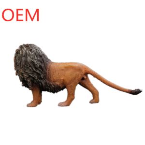 OEM 3D Cartoon Plastic Figures Action Animals Toys With Lion