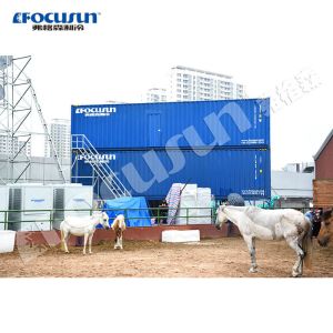 China Water-cooler Snow Maker for Ski Resort Focusun Outdoor Artificial Ice Flake Machine on sale