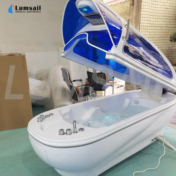 Deluxe Magic Water SPA Capsule Massage Jet Hydropathic Infrared Wet Steam Bath 2 In 1