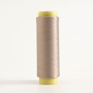 Spun 0.11Mm 30/1 Tfo 402 Elastic Pet 36F Dyed Color Recycled Polyester Yarn Anti