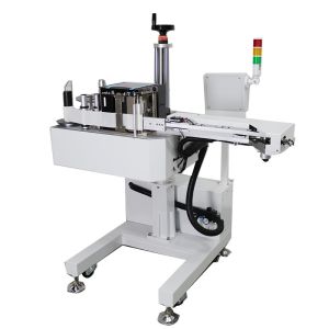 Front or Back Side Carton Labeling Machine with Printing Function 5000set/month