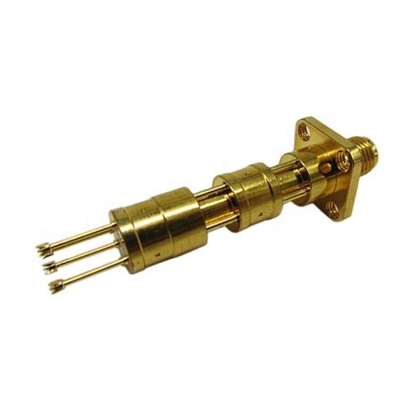 Insulation Resistance Brass RF Coaxial Probe SMA Plum Blossom Probe 5 Pin