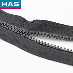 Recycled Black Nylon Zippers 8# For Tent Outdoor Roll