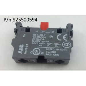 Cheap 925500594 Switch Mcb01 Nc Contact Block For GT5250 S5200 Cutter Parts for sale