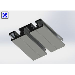 Customized 15 * 60 T Slot Extruded Aluminum Framing Systems Natural Anodized