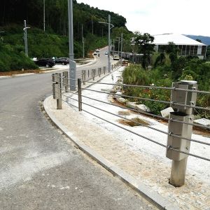 Road Traffic Safe Cable Barrier Steel Wire Rope Guardrails with Customized Color