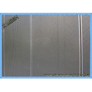 Decorative Perforated Metal Mesh Plate Hot Galvanized For Ceiling Panels