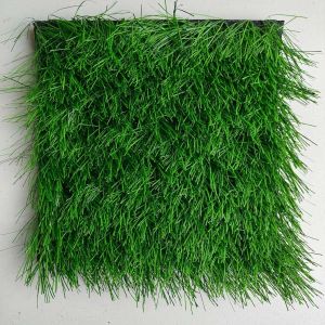 140 Stitches/M 50mm Synthetic Playground Artificial Grass Realistic Appearance