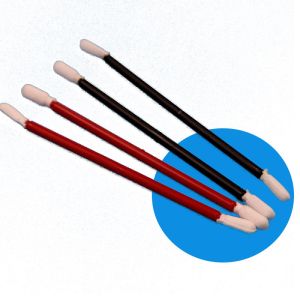 In Stock 768 Double Twisted Heads Polyester Swab Cleanroom Microfiber Swab For