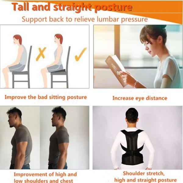 New Adjustable Lower Back Belt Brace Waist Pain Relief Belt Elastic Lumbar Support