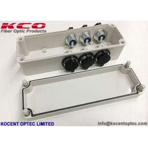 Cheap FTTA Pole Mountable ABS Optical Fiber Cable Joint Closure 6 Port PDLC Water Proof for sale
