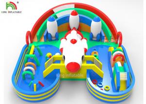 China Child Inflatable Park Spacecraft Theme Park For Commercial Amusement Party Rental on sale