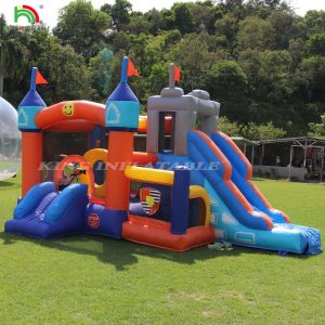 Commercial Inflatable Bounce Combo House Jumping Castle With Slides & Ball Pit