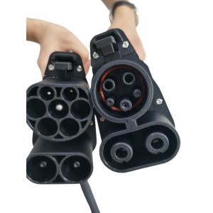 1000V 150A DC CCS Combo 2 To CCS Combo 1 Adapter with 0.3m Length Cable