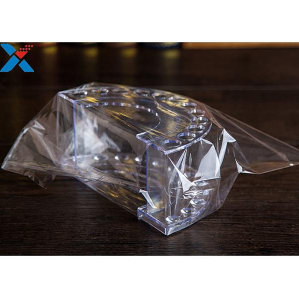 Silkscreen Logol Small Acrylic Display Stands Acrylic Pencil Holder 200 * 100 * 80mm