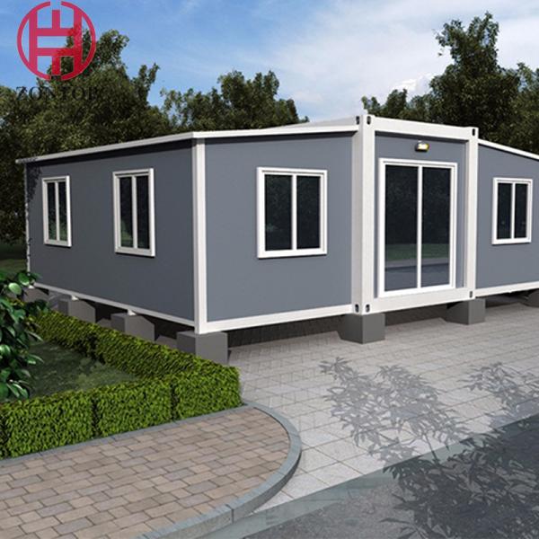 Zontop Modern Design 3 Bedroom Light Steel Structure Modular Home Prefabricated Expandable Container House