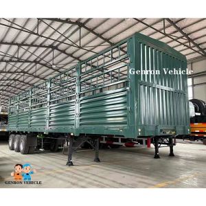Q345b I Beam Welding Type Fence Side Wall Semi Trailer Air Mechanical Suspension