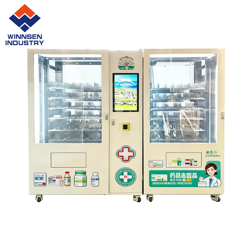 Advanced Pharma Vending Machine With Smart Advertising System And Seamless API