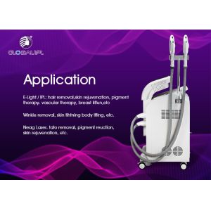 4 In 1 RF E Light ND YAG IPL Laser Hair Removal Machine 10MHz RF Frequency