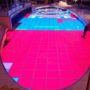 Oem Illuminated Floor Tiles Led Glass Floor Tile P2.9 P3.9 P4.8 P5.2 P6.2