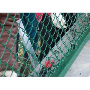 8FT X 50FT Chain Link Fabric Fence With Razor Barbed Wire For High Level