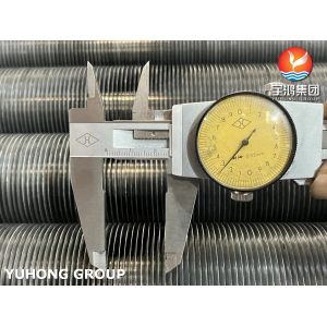Embedded Finned Tube ASTM A179 With AL1060 Fins G Type Finned Tube For Air