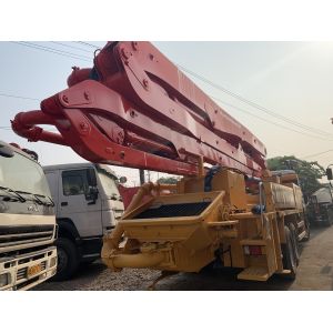 6 Putzmeister 38m Placing Boom Used Truck Mounted Concrete Pump Beton Pumper