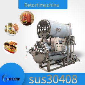 Dual Layer Sterilizer Water Immersion Retort Autoclave Machine For Vacuum