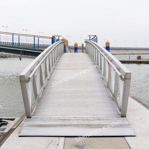 Seaworthy Aluminum Floating Marina Gangways 300kgs/sqm Loading Capacity with