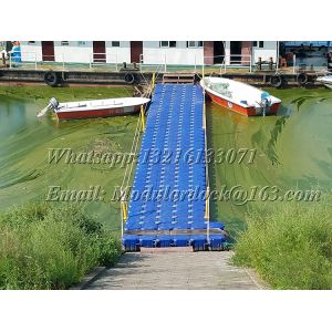 plastic bridge floating pontoon