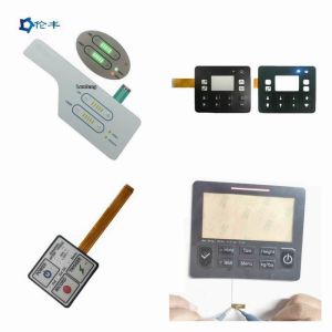 LFG Backlight Embossing Membrane Switch Pad 3M468 Adhesive