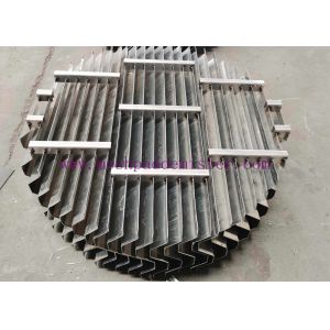 China 245mm Height Ss304 Corrugated Plate Vane Pack Mist Eliminator on sale