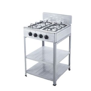 Simple Europeanization Gas Burner 54*30*9.2cm 4KW 150g/h Enamel Pan Support