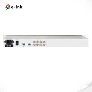19 Inch 1U Fiber Optic Multiplexer 120Km Transmission Distance PDH Multiplexer