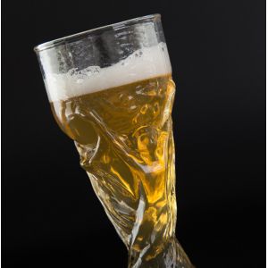 Customization Crystal Glass Cup Sustainable With Football Shape