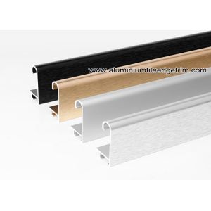 Customed Stylish Aluminium Picture Frame Mouldings With Round Face